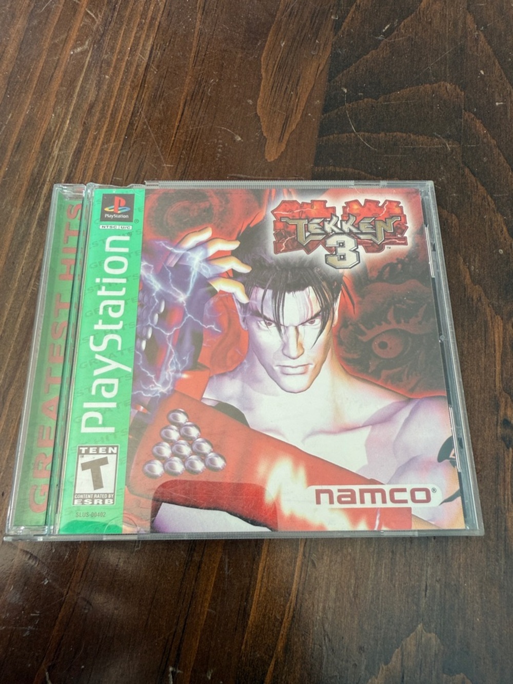 Sony PlayStation Tekken 3 Game - Red & Green Cover